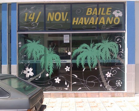 Entrada para o Salão Social